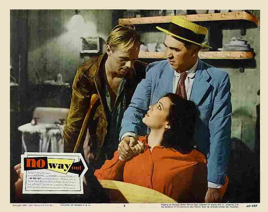No Way Out 1950 05  film star poster A4 Photo Print