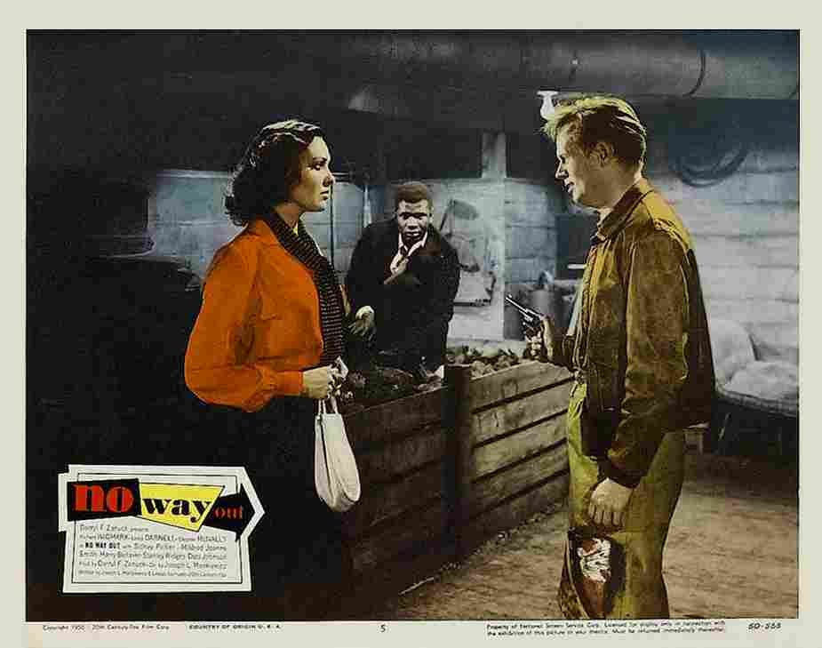 No Way Out 1950 08  film star poster A4 Photo Print