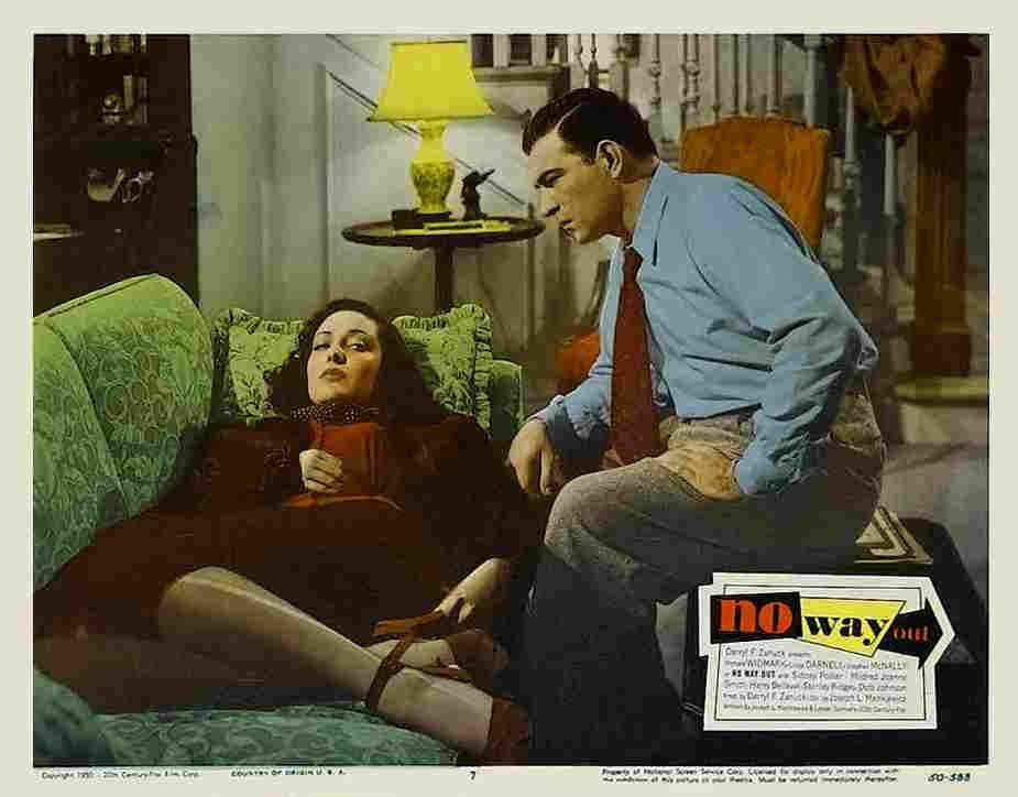 No Way Out 1950 09  film star poster A4 Photo Print