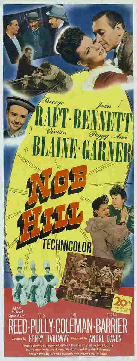 Nob Hill 02  film star poster A4 Photo Print