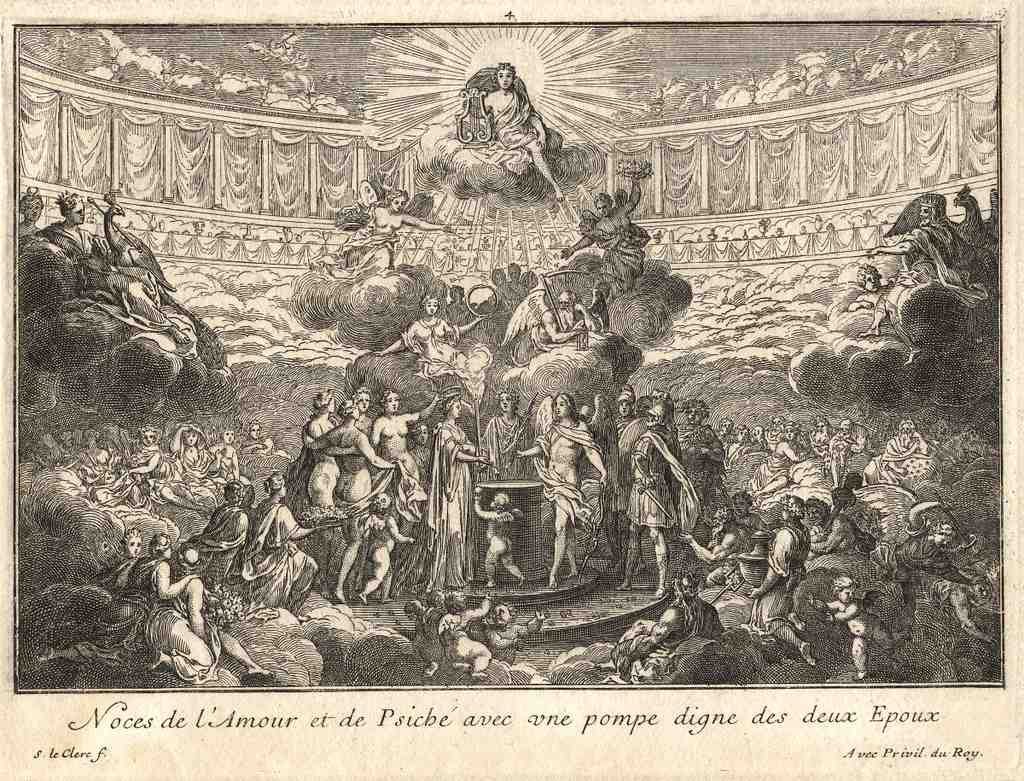 Noces De L Amour 17thc Vintage A4 Photo Print