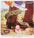 Nocona Boots Snake Vintage Retro Advert Ads A4 Photo Print