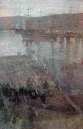 Nocturne In Blue And Gold Valparaiso Bay A4 Photo Print