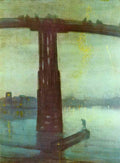 Nocturne in Blue and Gold Old Battersea Bridge James Abbot McNeill Whistler A4 Photo Print