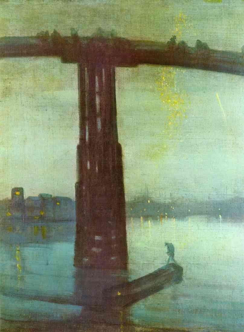Nocturne in Blue and Gold Old Battersea Bridge James Abbot McNeill Whistler A4 Photo Print