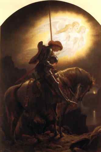 Noel Paton Sir Galahad Jkam  A4 Photo Print