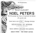 Noel Peters Paris Vintage Retro Advert Poster A4 Photo Print