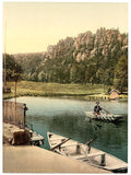 Nonnenfelsen Zittau Saxony Vintage A4 Photo Print
