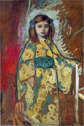 Nono In A Japanese Robe 1912 A4 Photo Print