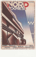 Nord Express Train 1 Vintage Retro Advert Poster A4 Photo Print