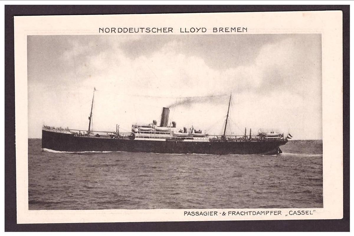 Norddeutscher Lloyd Cassel Steam ship A4 Photo Print