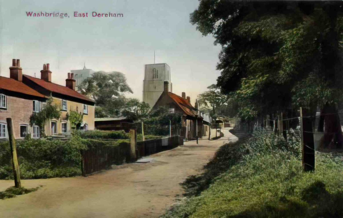 Norfolk East Dereham Washbridge Vintage A4 Photo Print