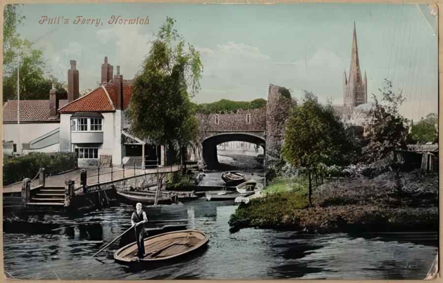 Norfolk England 18403 Vintage A4 Photo Print