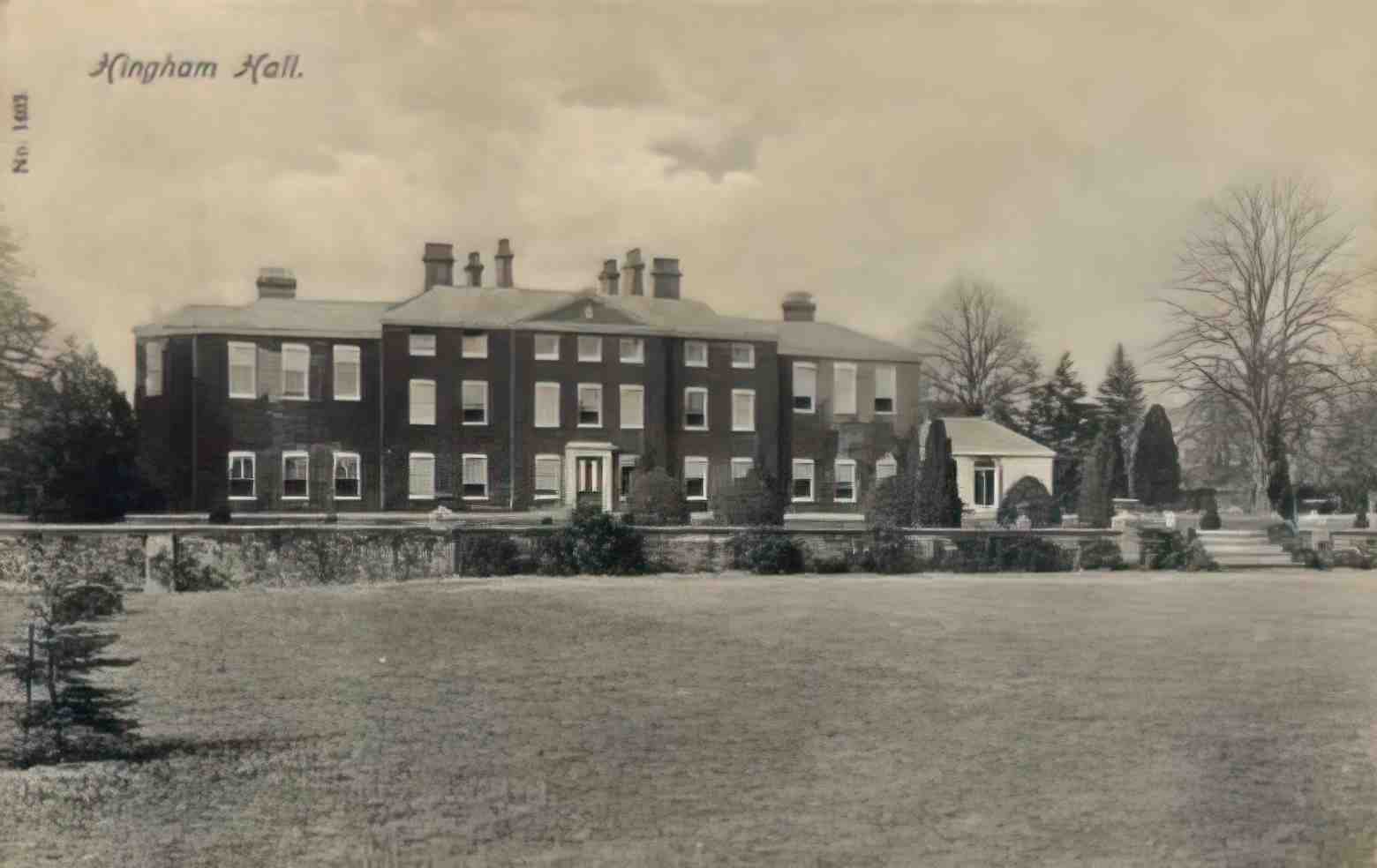 Norfolk Hingham Hingham Hall Vintage A4 Photo Print