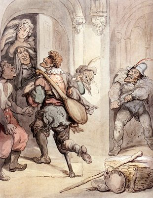 Normal Rowlandson Thomas Travelling Players A4 Photo Print