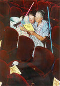 Norman Rockwell charwomen in theater 1946 A4 Photo Print