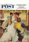 Norman Rockwell fount A4 Photo Print