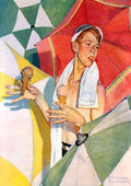 Norman Rockwell melting ice cream A4 Photo Print