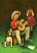 Norman Rockwell the music man 2 A4 Photo Print