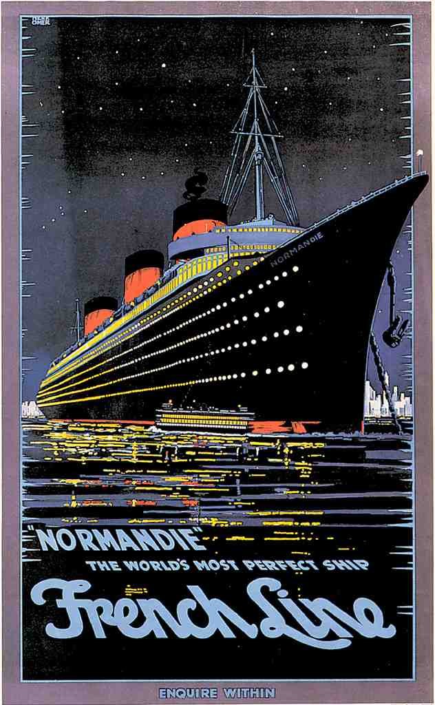 Normandie 3 Vintage A4 Photo Print