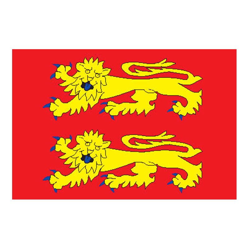 Normandie Prov Flag N3185 A4 Photo Print