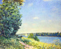 Normandy Path On The Water In The Evening At Sahurs Sisley A4 Photo Print