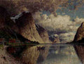 Normann Adelsteen A Clody Day On A Fjord A4 Photo Print