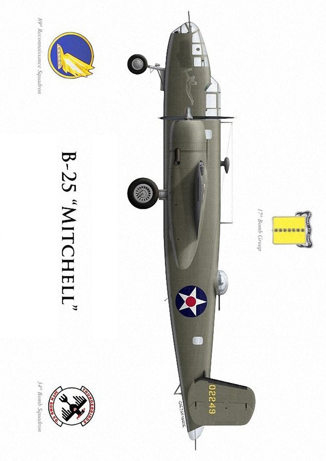 North American B 25B Mitchell A4 Photo Print