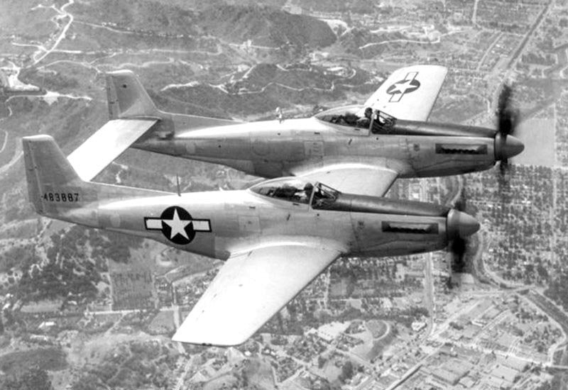 North American F82 Twin Mustang 10 A4 Photo Print