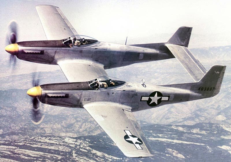 North American F82 Twin Mustang 7 A4 Photo Print