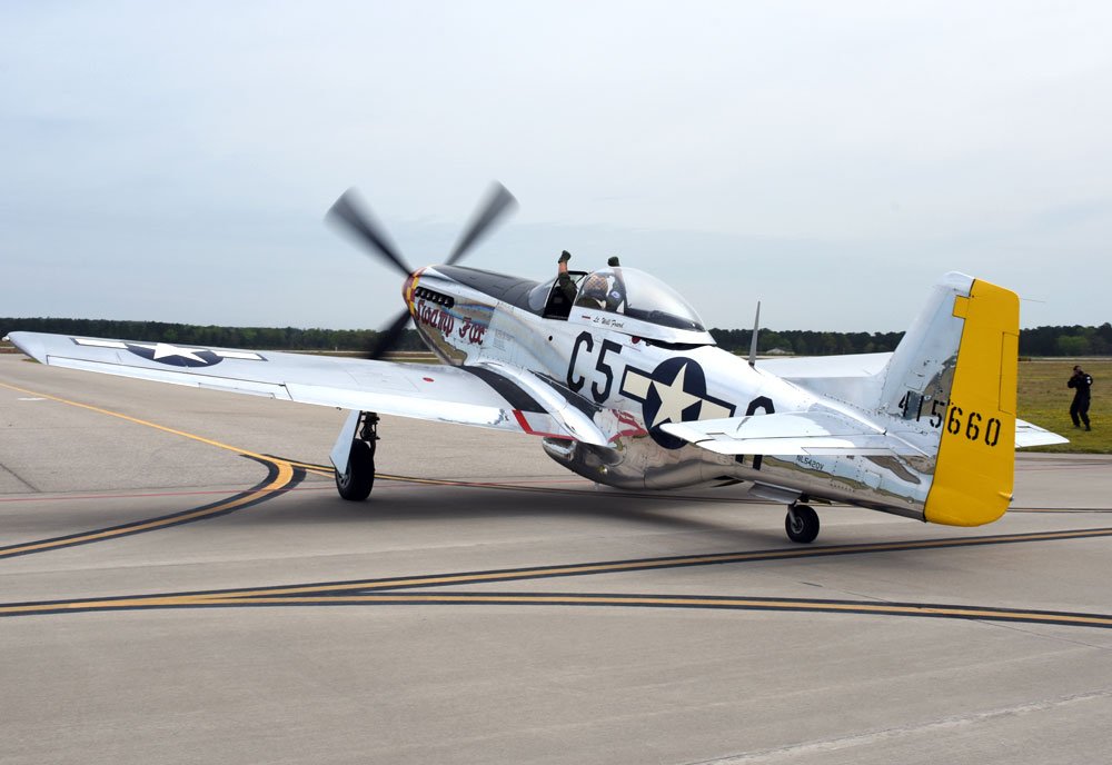 North American P51 Mustang Monoplane Fighter United States 27 A4 Photo Print