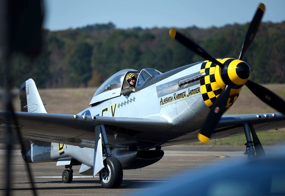 North American P51 Mustang Monoplane Fighter United States 29 A4 Photo Print