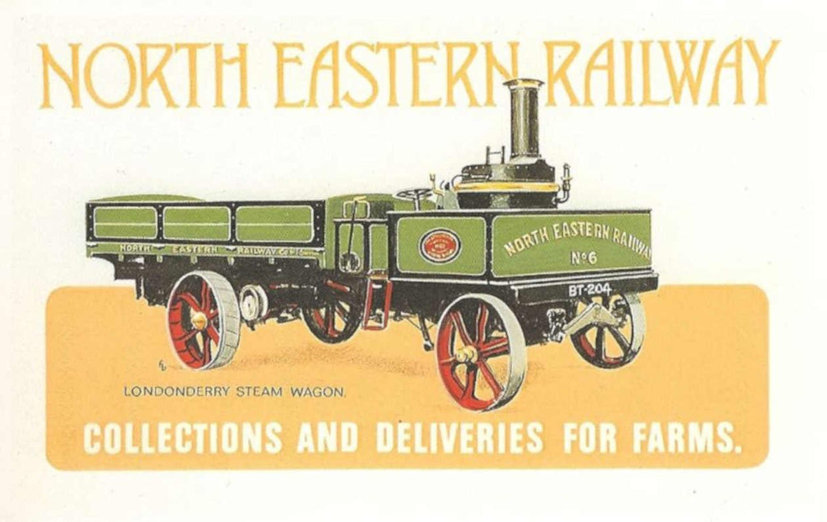 North Eastern Wagon Vintage Retro Advert Poster A4 Photo Print