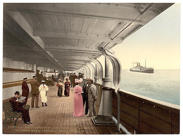 North German Lloyd XI Royal Mail Steamers Vintage A4 Photo Print