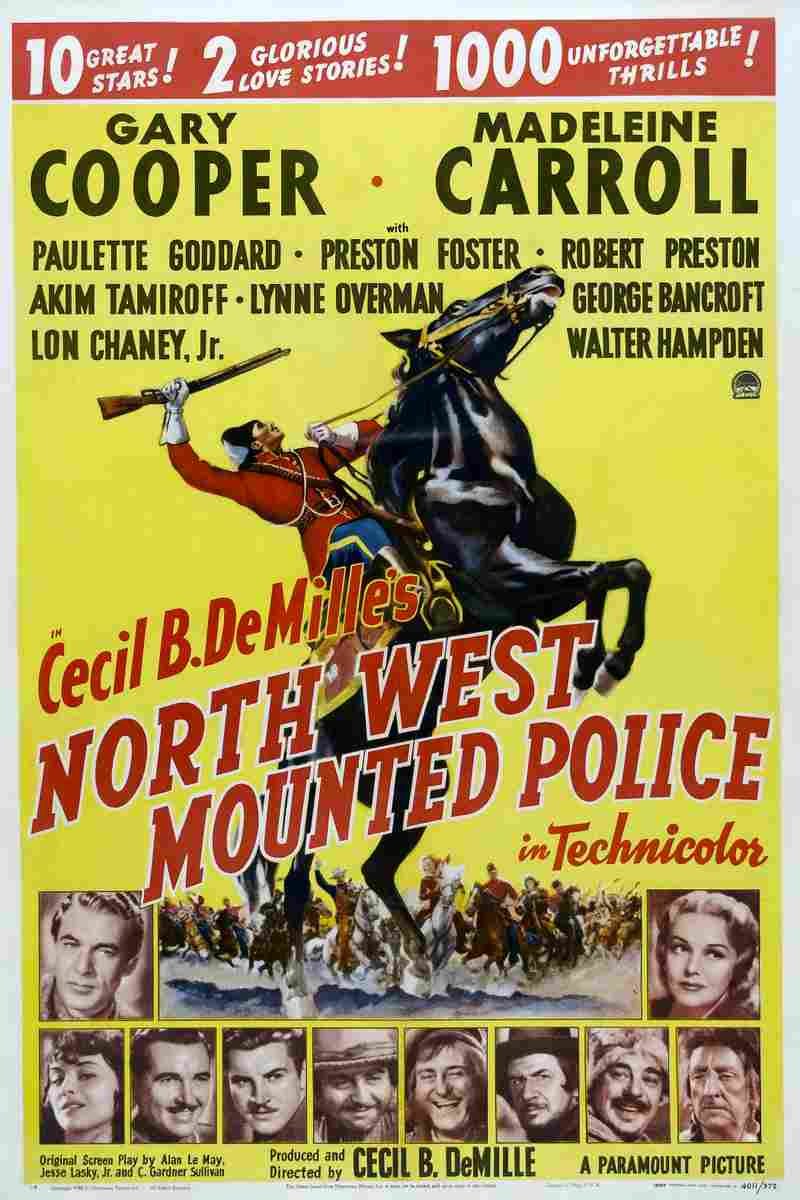 North West Mounted Police 02  film star poster A4 Photo Print