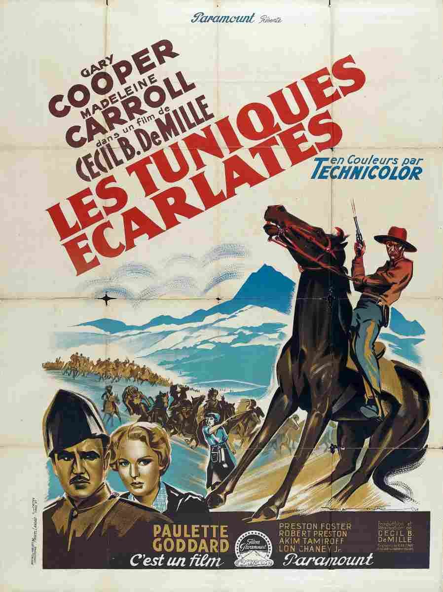 North West Mounted Police 05  film star poster A4 Photo Print