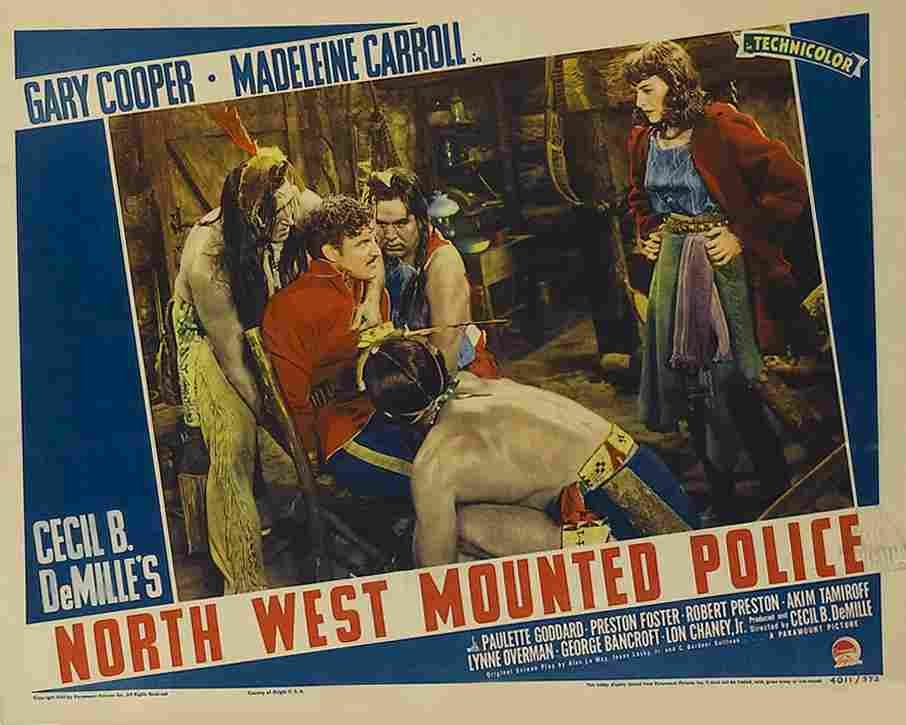 North West Mounted Police 15  film star poster A4 Photo Print