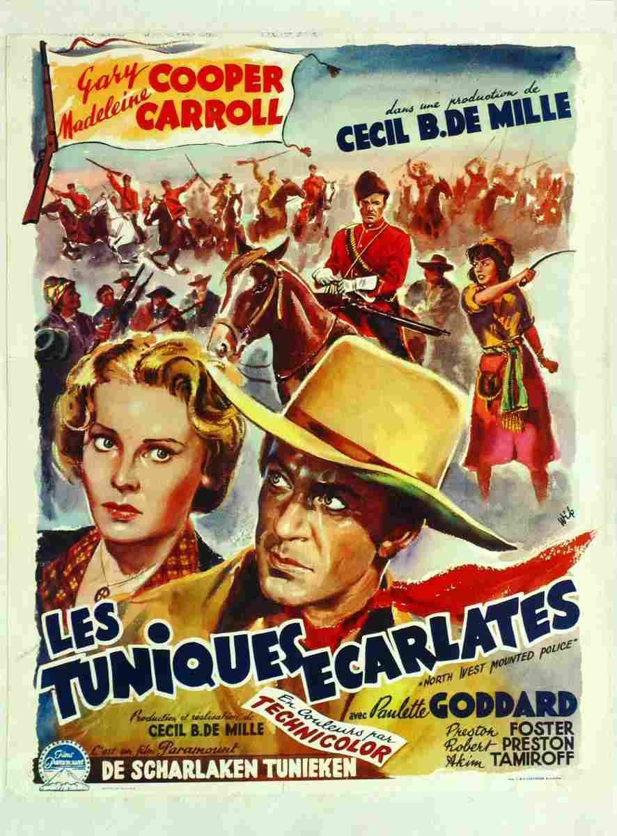 North West Mounted Police 17  film star poster A4 Photo Print
