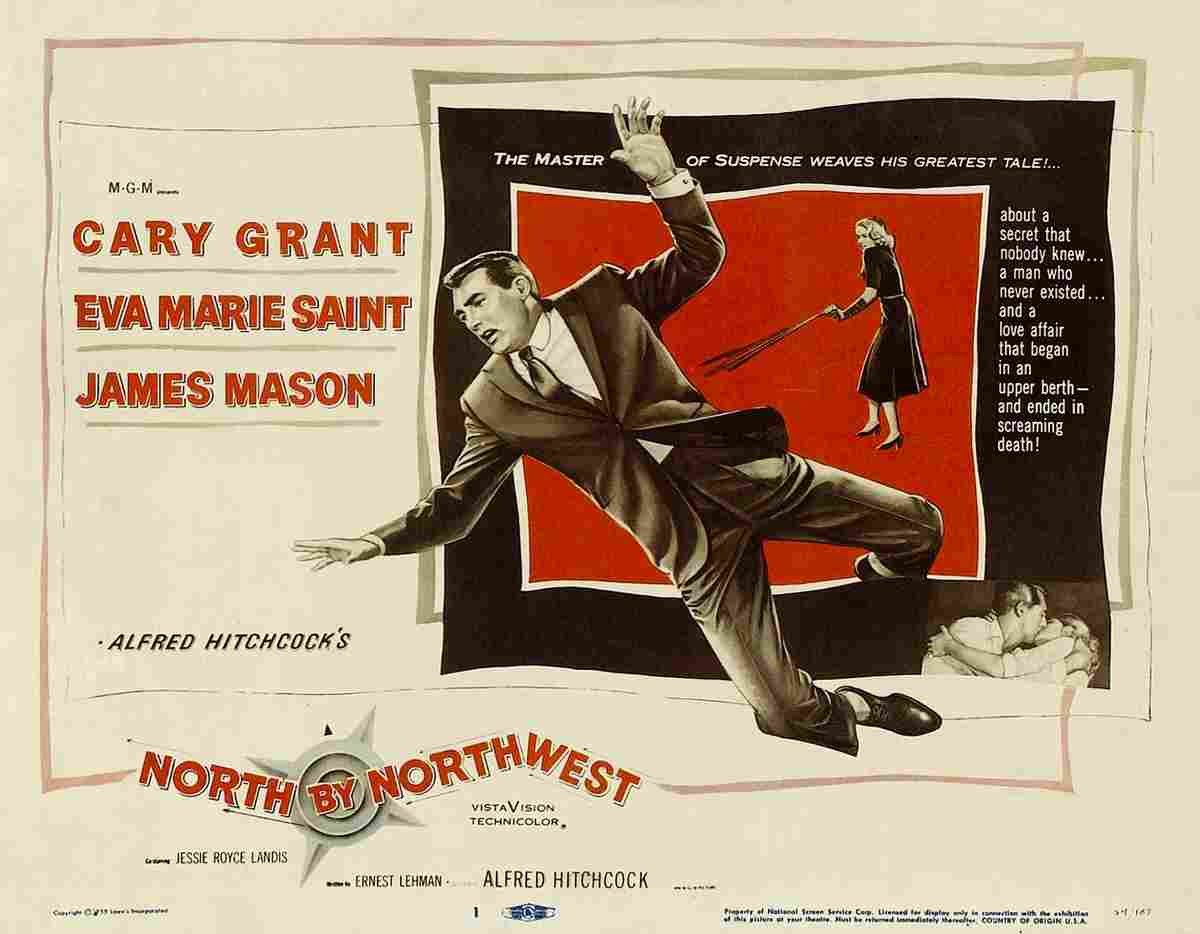 North by Northwest 11  film star poster A4 Photo Print