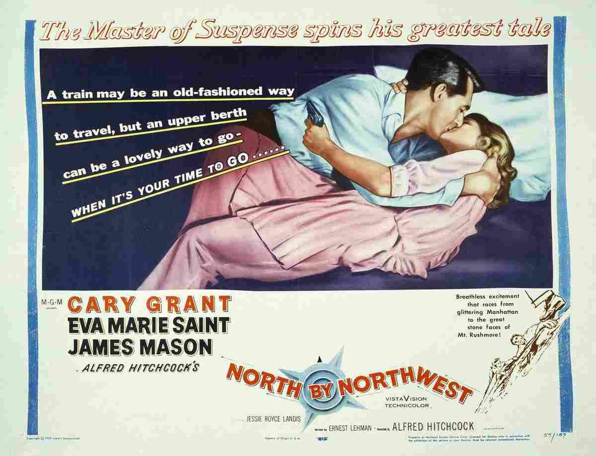 North by Northwest 19  film star poster A4 Photo Print