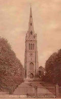 Northamptonshire Kettering St Peter and Paul Parish Church 1940s Vintage A4 Photo Print