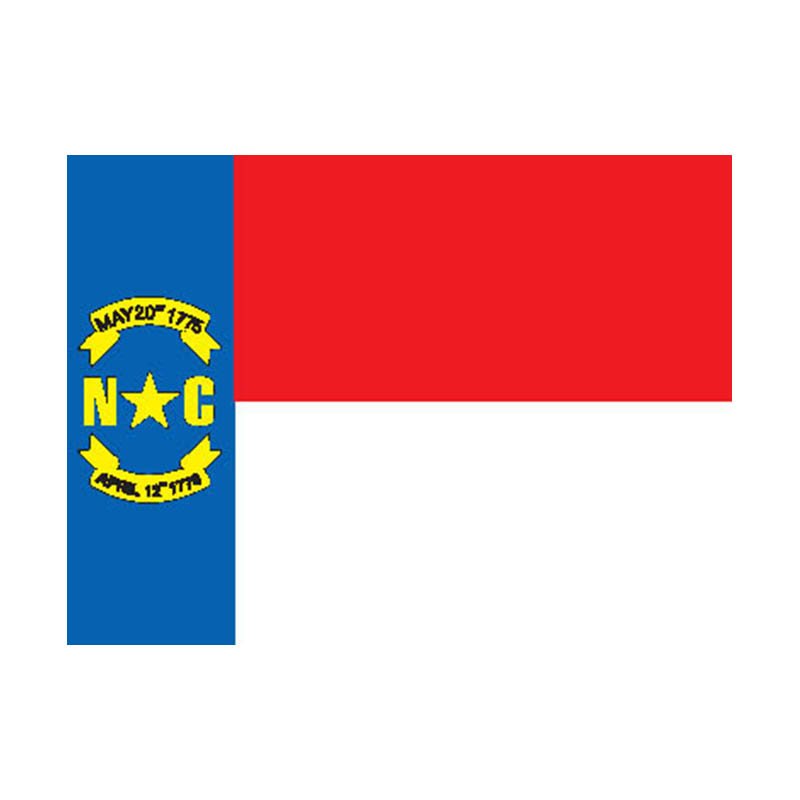 Northcarolina Flag N1274 A4 Photo Print