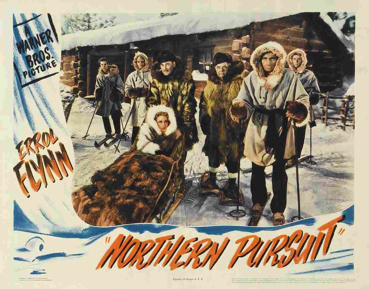 Northern Pursuit 04  film star poster A4 Photo Print