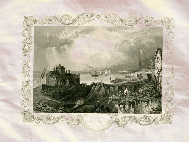 Northfleet Kent Thames Great Britain 1834 Vintage A4 Photo Print