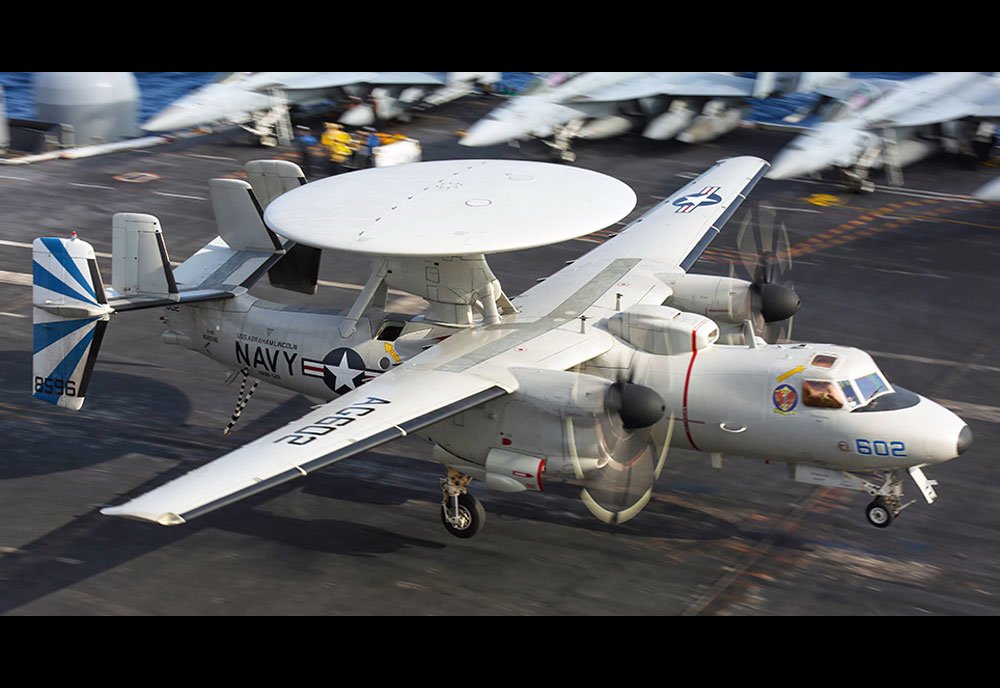 Northrop Grumman E2d Hawkeye Aewc Special Mission Aircraft Usnavy A4 Photo Print