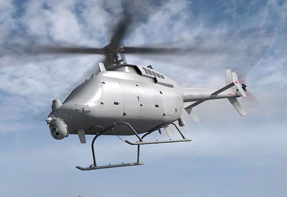 Northrop Grumman Mq8b Sea Scout Helicopter Uav United States A4 Photo Print