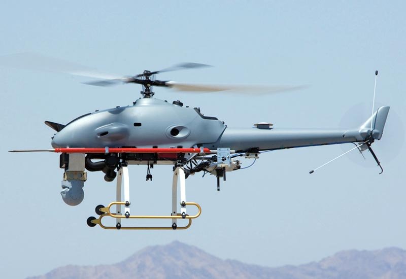 Northrop Grumman Rbat Uav Helicopter United States A4 Photo Print