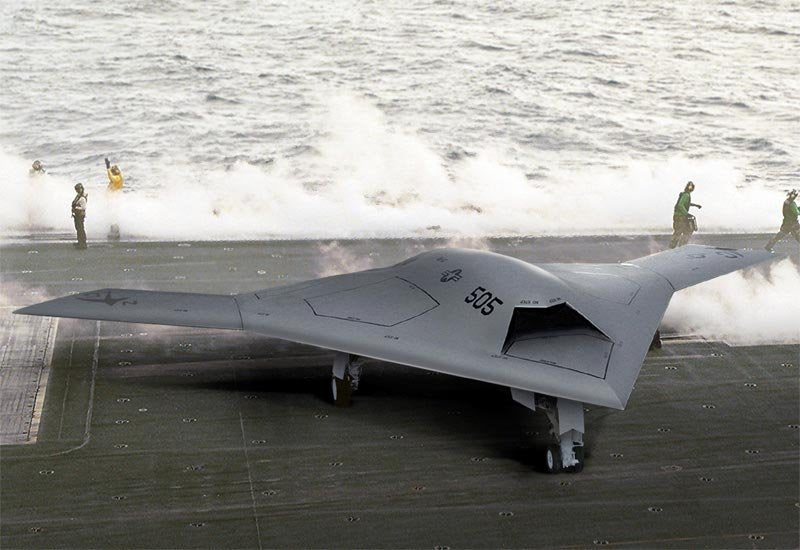 Northrop Grumman X47b Ucav 3 A4 Photo Print