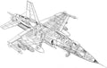 Northrop YF 17 Cobra cutaway A4 Photo Print