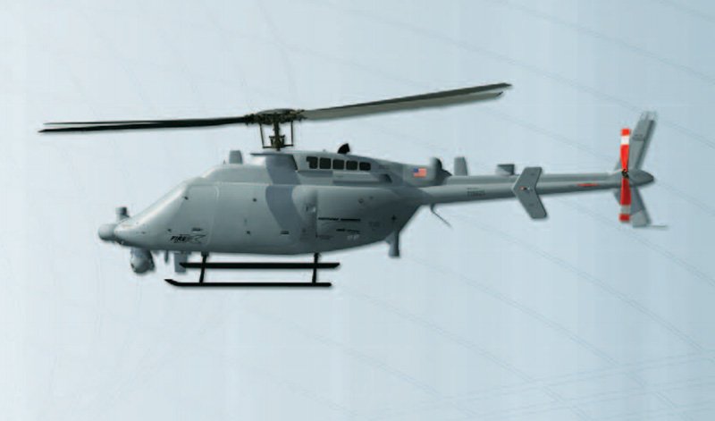 Northropgrumman Bell Firex Mq8c Uav A4 Photo Print